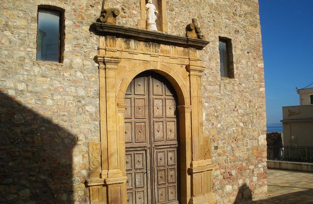 Typical Sicilian house in a quiet village near Cefalù