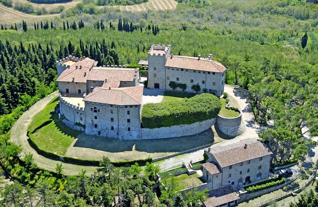 Umbria Restored Olive Mill at Castello di Montegiove, Moraiolo