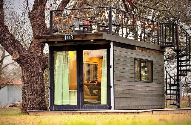 Unique Container Home with Skyline Views