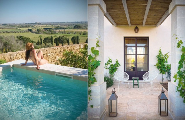 Unique country home with beautiful vistas on orchards and vineyards