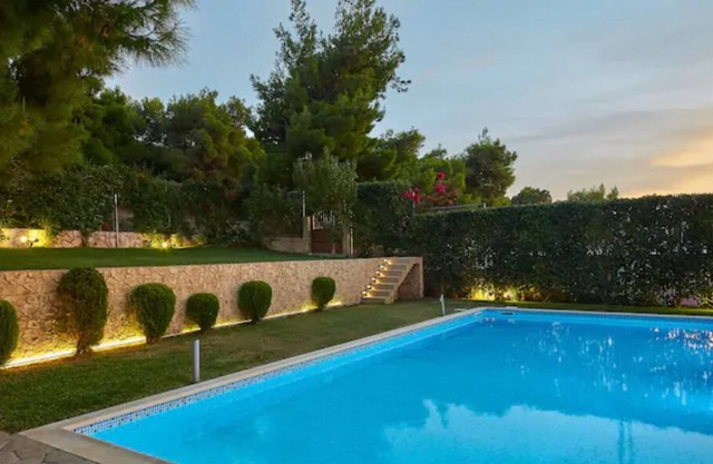 Unique “green” villa with natural pool
