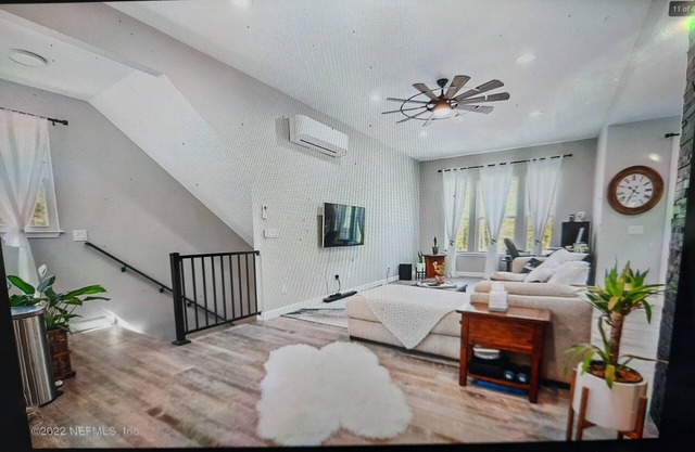 Unique Loft with upstairs open floor plan with 4 car garage