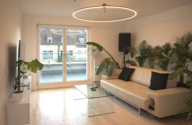 Unique penthouse in the heart of Würzburg - modern and green oasis