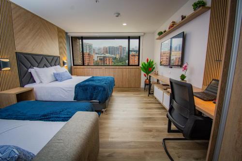 Unique Suite in El Poblado CoWork/GYM/Fast WiFi