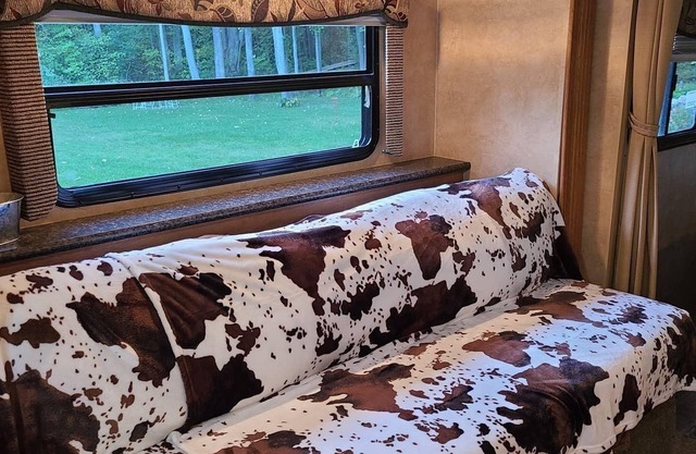 Unique Wild West Saloon camper on Lake Simcoe