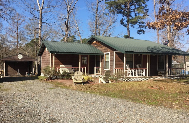 Unplug at The Cabin with family and friends on Toledo Bend near Huxley Bay.