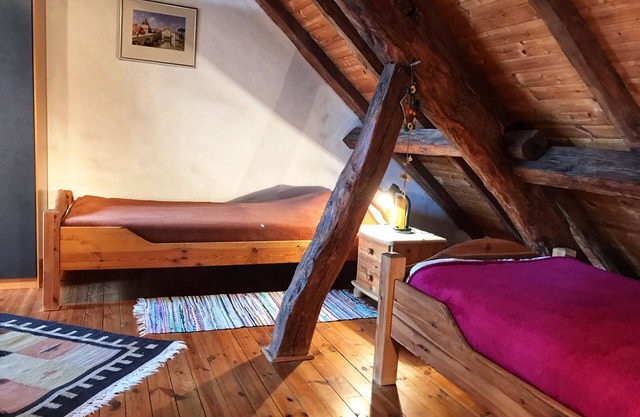 Upper floor apartment with a view