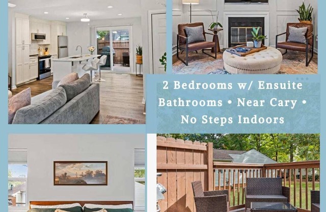 Upscale Raleigh Retreat | Pet-Friendly | Back Deck
