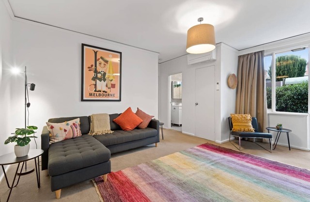 Urban Retro Experience Vibrant Courtyard Charm