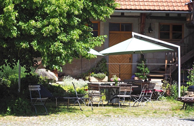 Vacation apartment "Hasennestle" on the organic farm