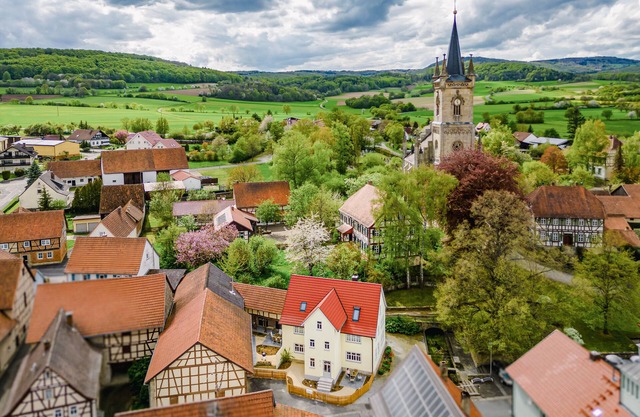 Vacation apartment at the Kirchbrunnen in the Rhön (ground floor)