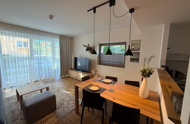 Vacation apartment with 1 bedroom and sauna area