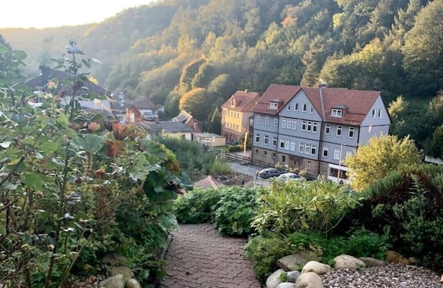 Vacation apartment on a hillside with a picturesque view