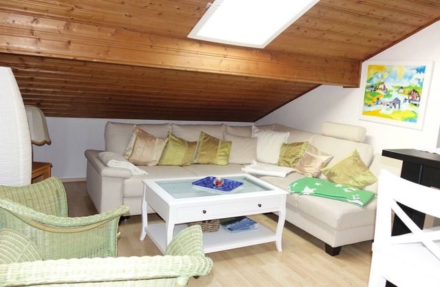 Vacation apartment for 2 - 5 persons, approx. 85 m², living/sleeping room, 2 bedrooms, kitchenette, 2 bathrooms, 2 balconies, terrace