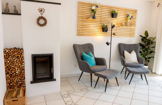Vacation apartment 117m² with balcony and garden