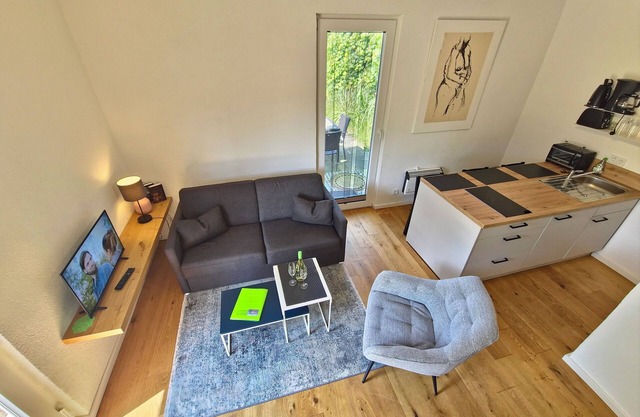 Vacation apartment 1 - Hare and fox: Cozy with terrace, balcony & dogs welcome