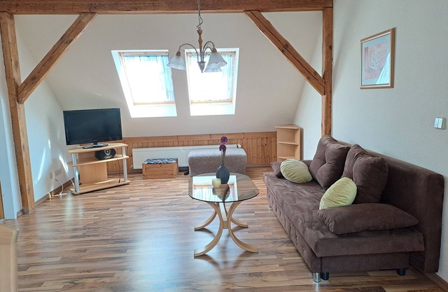 Vacation apartment 1 (upstairs 1st floor) - Ferienwohnungen Lübs with W-Lan