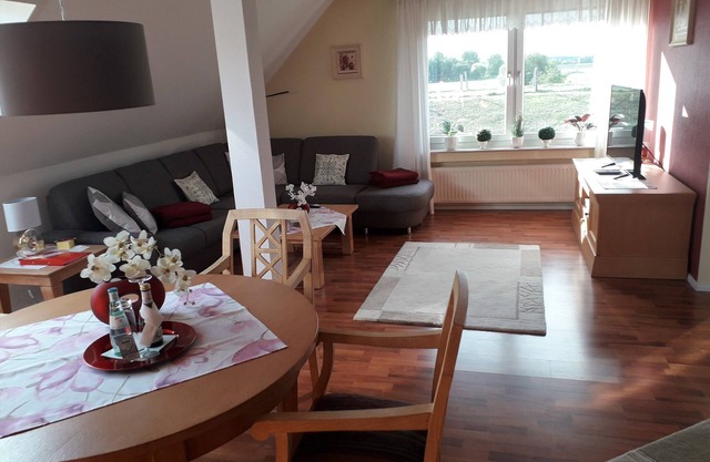 Vacation apartment Am Damm with a direct view of the Rhine DTV 4 stars