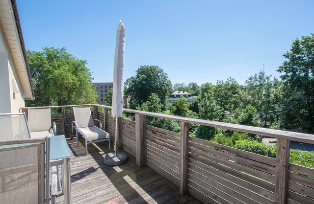 Vacation apartment 5, 50 sqm, top floor with south-facing balcony