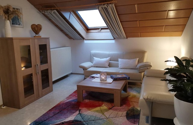 Vacation apartment (90sqm) with a view of the Perlsee lake