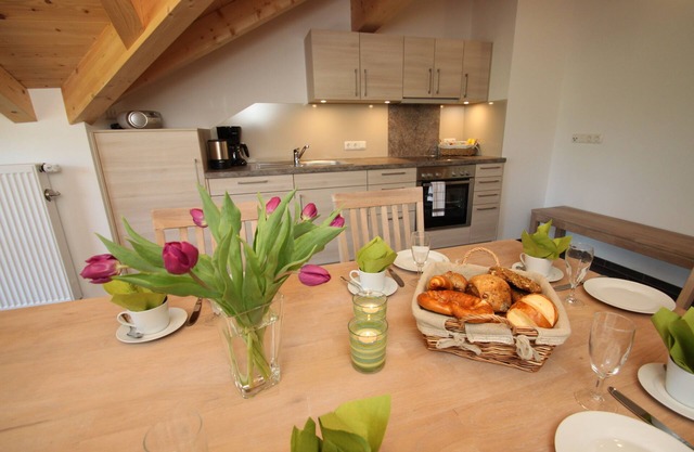 Vacation apartment Fagerer Bergblick, 3 bedrooms, 90sqm, top floor