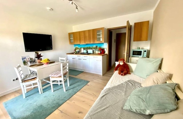 Vacation apartment in the Fichtelgebirge - near the ski slope with balcony & free parking