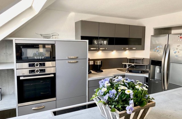 Vacation apartment -JAKOB- in the vacation domicile "PaPaJa" on the upper floor with a large roof terrace.