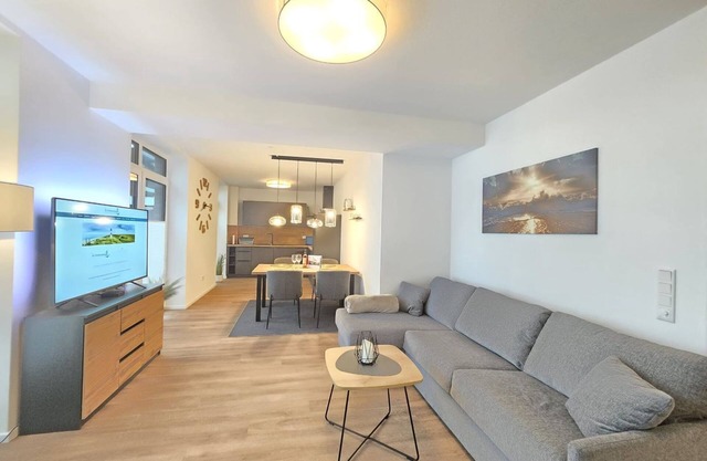 Vacation apartment Meeresrauschen on the first floor with garden, sauna and pet