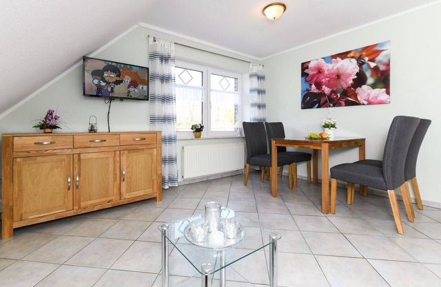 Vacation apartment Mühlenblick - Holiday apartments on the Eschen vacation farm in Moorweg