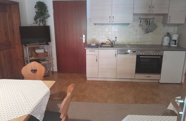 Vacation apartment on a farm with 2 bedrooms and covered balcony