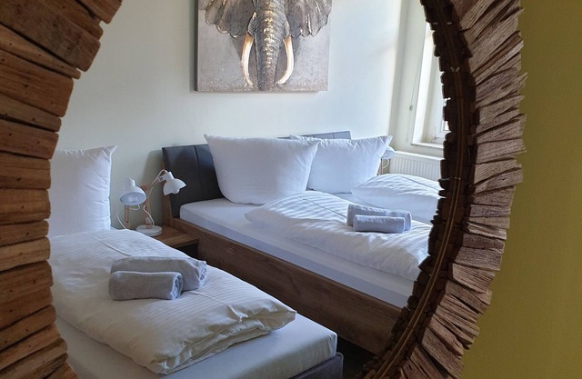 Vacation apartment Wassermühle, modern furnished apartment in the countryside
