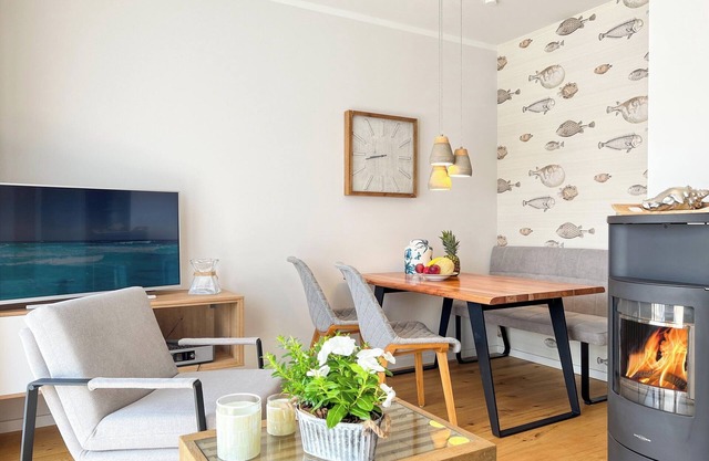 Vacation apartment with terrace just a few steps from the beach