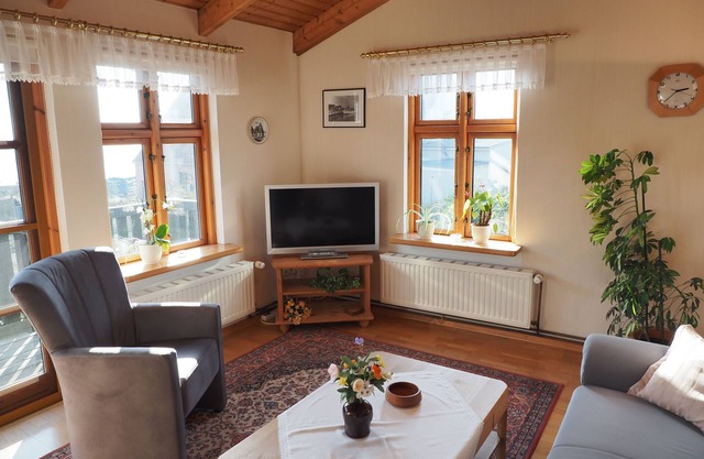 Vacation apartment with balcony and view of the Schlei