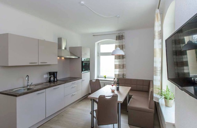 Vacation apartment with cozy garden corner