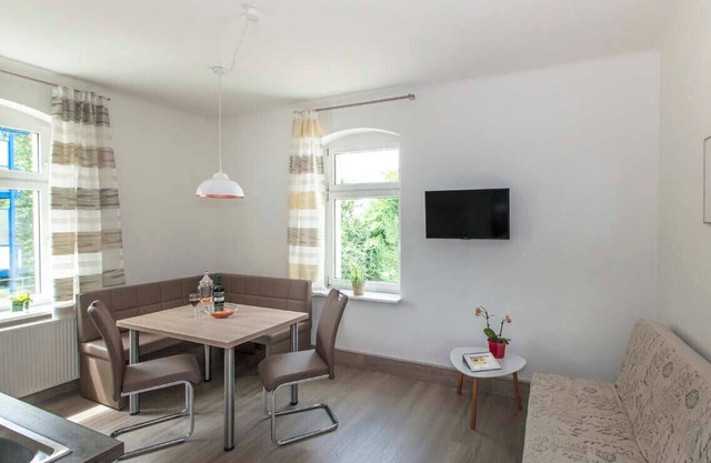 Vacation apartment with cozy garden corner