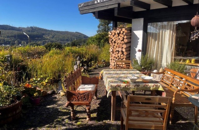 Vacation home at the Breitenbach reservoir with sauna