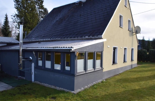 Vacation home Kühnhaide in the Erzgebirge - vacation home, shower, WC, 2 bedrooms