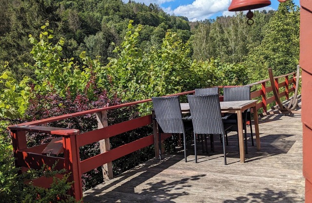 Vacation home with outdoor sauna in the Thuringian Forest