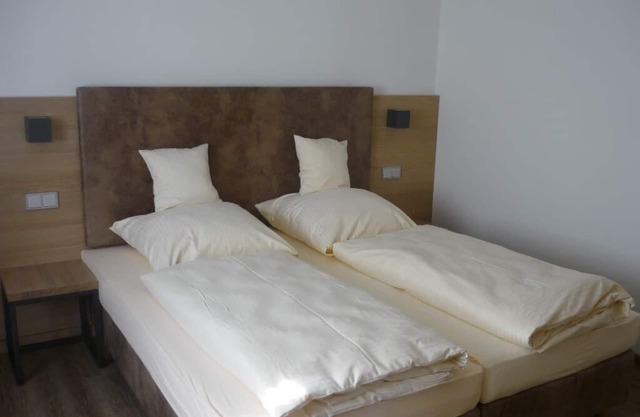 Vacation home with double bed and sofa bed, terrace