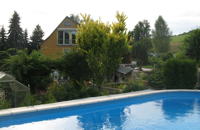 Vacation in Saxon Switzerland Garden Pool Stove Sauna