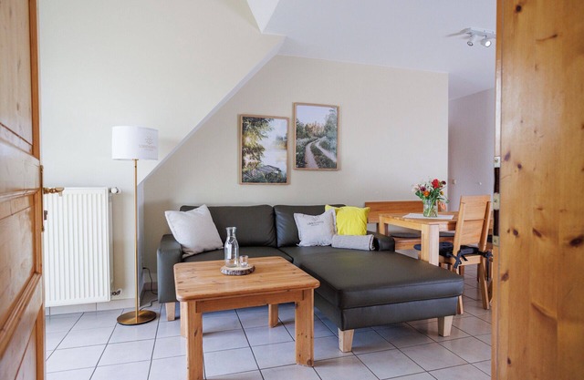 Vacation in the child-friendly vacation apartment with a view of the courtyard