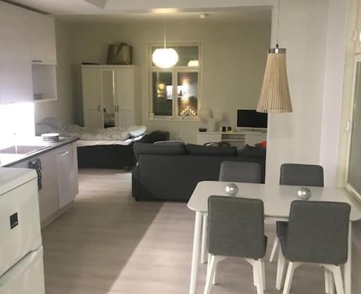 Valoisa avara yksiö loistavalla sijannilla