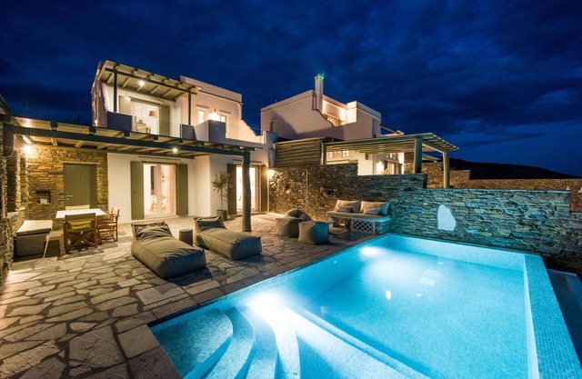 VATHI BLUE LUXURY VILLA WITH PRIVATE SWIMMING POOL AND EXCEPTIONAL SEA VIEW