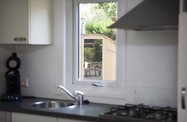 Veluwe lodge for four people with private sauna