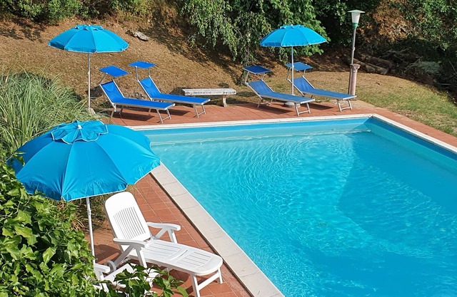 Very private 4 bed villa with pool walk to village & restaurants, amazing views!