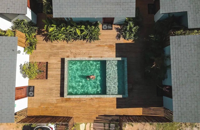 Vila Gema House Aquamarine swimming pool Barra Grande