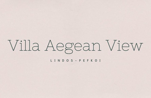Villa Aegean View Lindos-Pefkoi