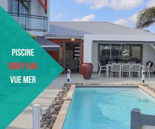 Villa aux orchidées - 3 chambres piscine vue Mer - Salon Climatisée