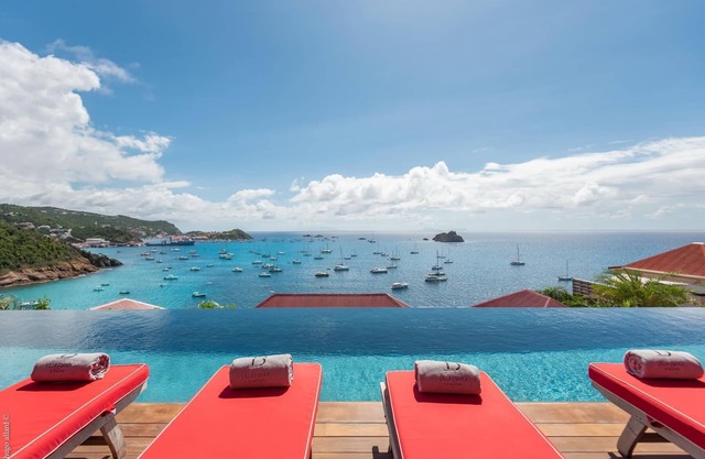 Villa Bianca | Ocean View - Located in Tropical Corossol with Private Pool