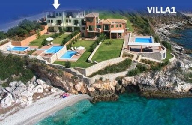 Villa Brio complex.Your balcony on the Ionian Sea! Villa 1